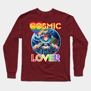 Kawaii, Anime Girl, Galactic Lover  | Catsie Cat Long Sleeve T-Shirt